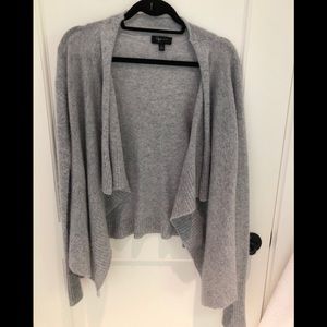 Acqua Cashmere gray cardigan S